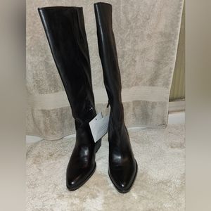 Black NaturalizerTall Leather Boots